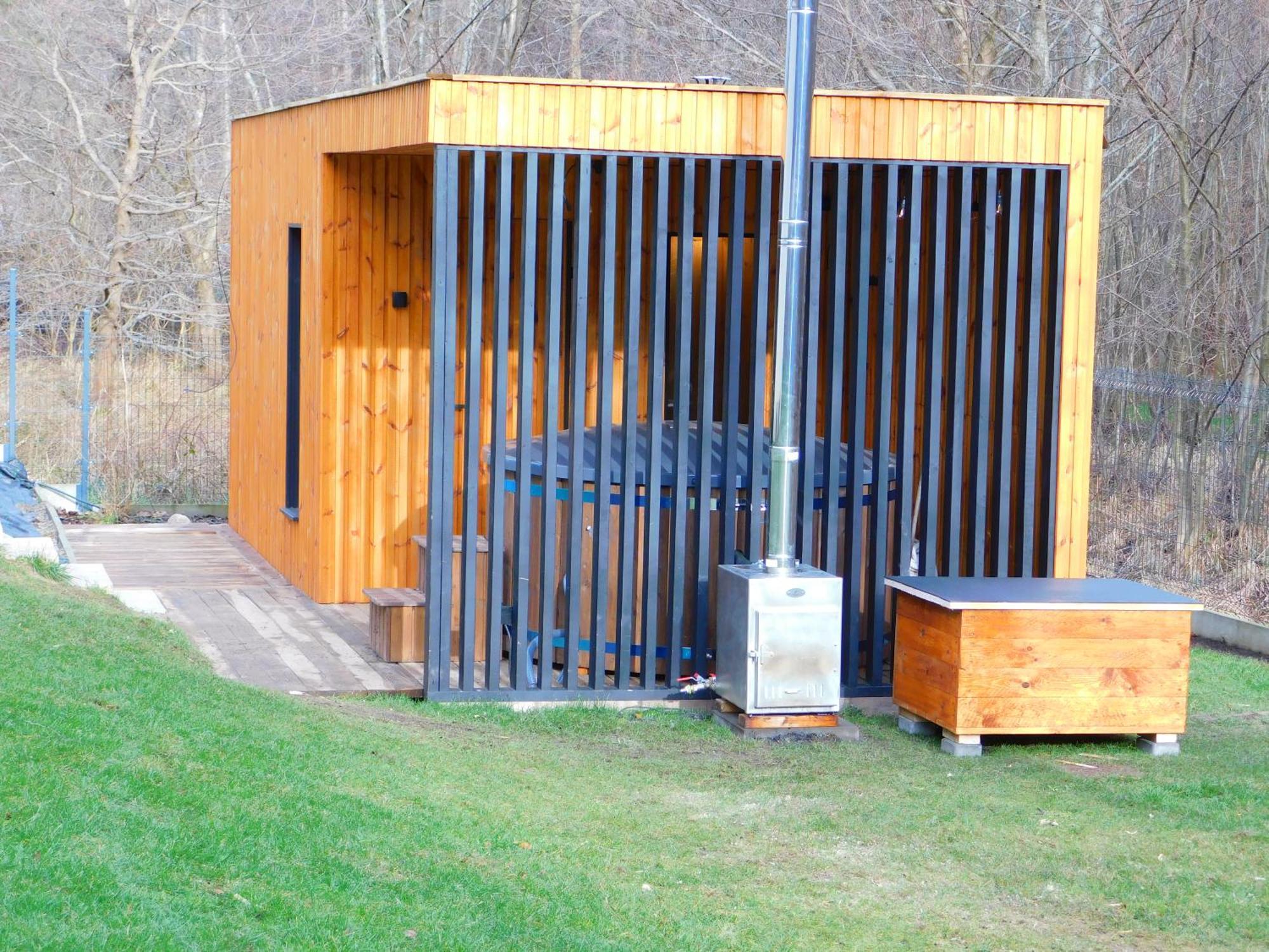 Forest House Sasino-Spa Sauna Balia Esterno foto