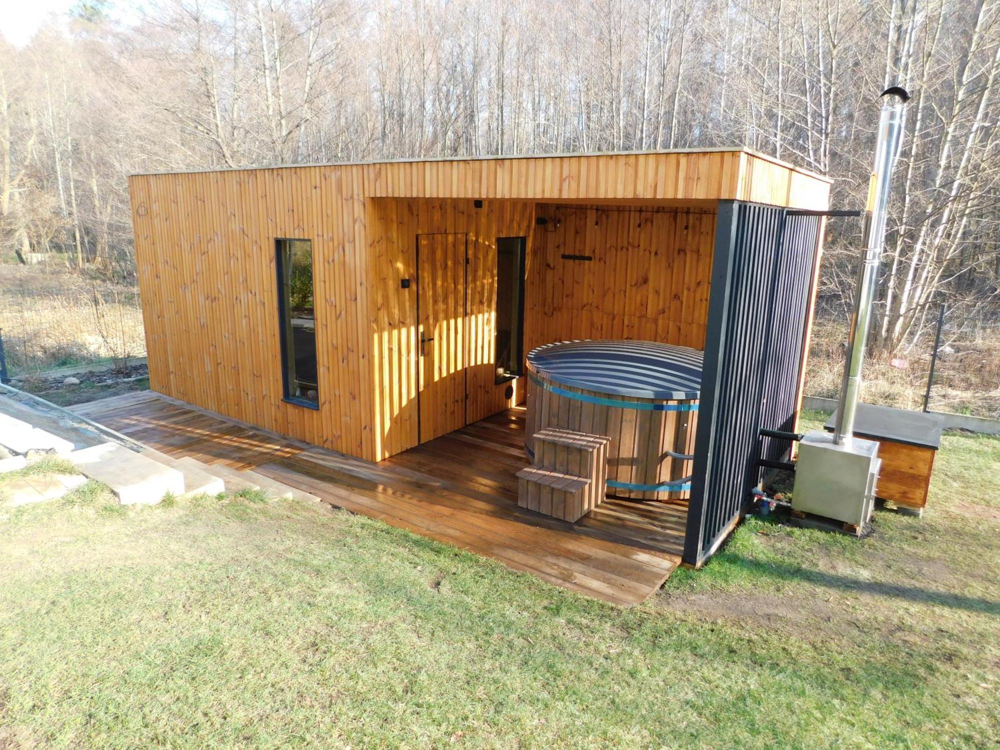 Forest House Sasino-Spa Sauna Balia Esterno foto